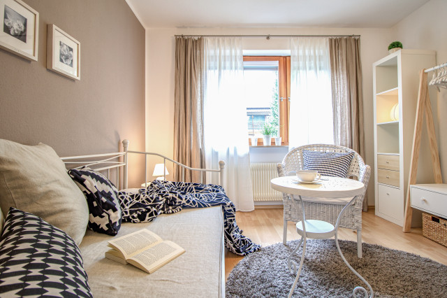 Umgestaltung/ Redesign eines kleinen Schlafzimmers scandinavian-bedroom