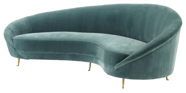 Turquoise Sofa Eichholtz Provocateur Black 96 X34 X31