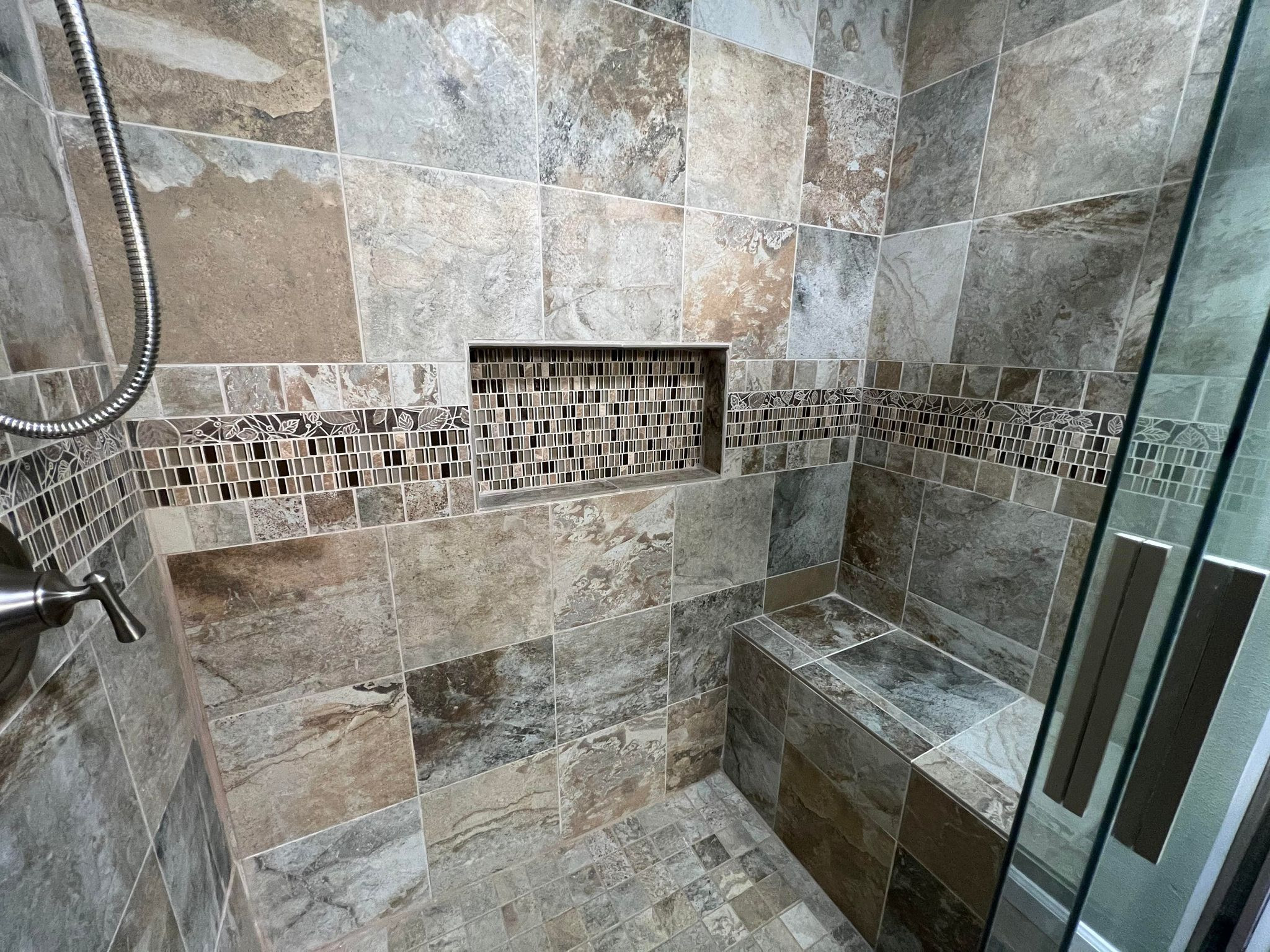 Bathroom Remodel with Tile Shower