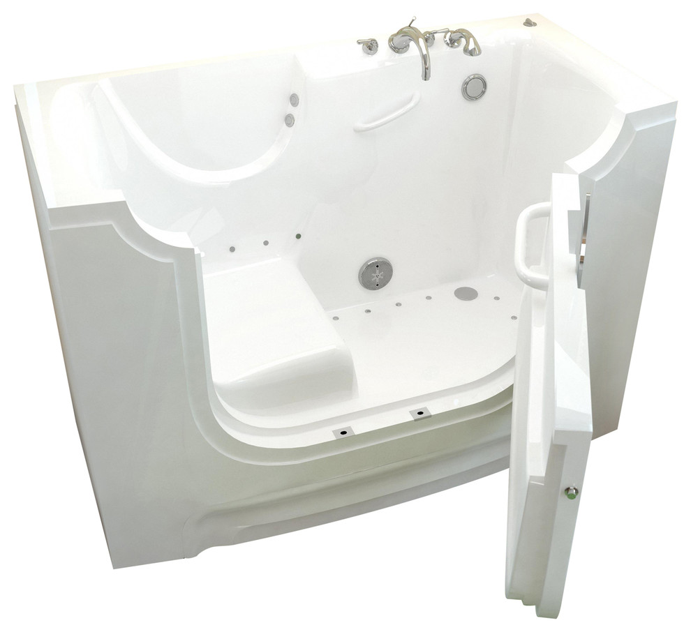 Venzi Bathing 30x60 Right Drain White Air Jetted Wheelchair Accessible/Walk In