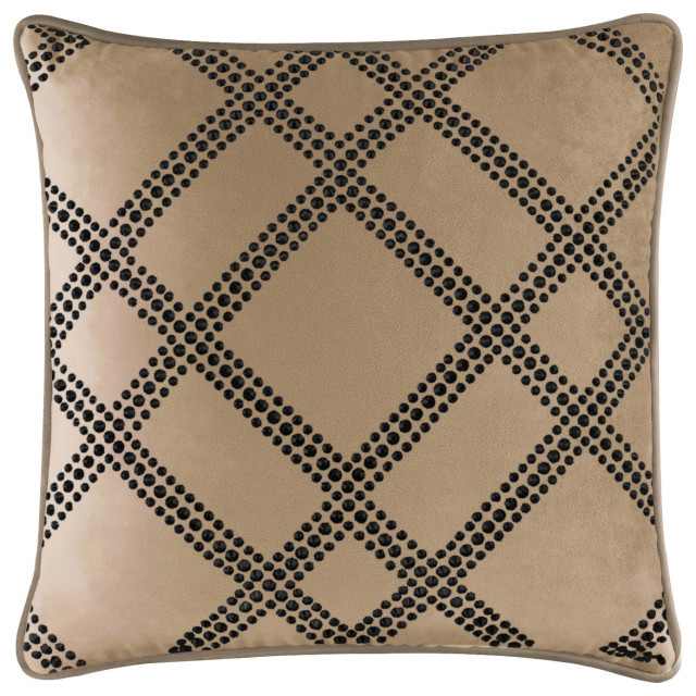 Sparkles Home Rhinestone Diamonds Pillow Contemporary Decorative