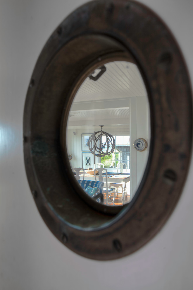 Inspiration for a coastal entryway remodel in Seattle