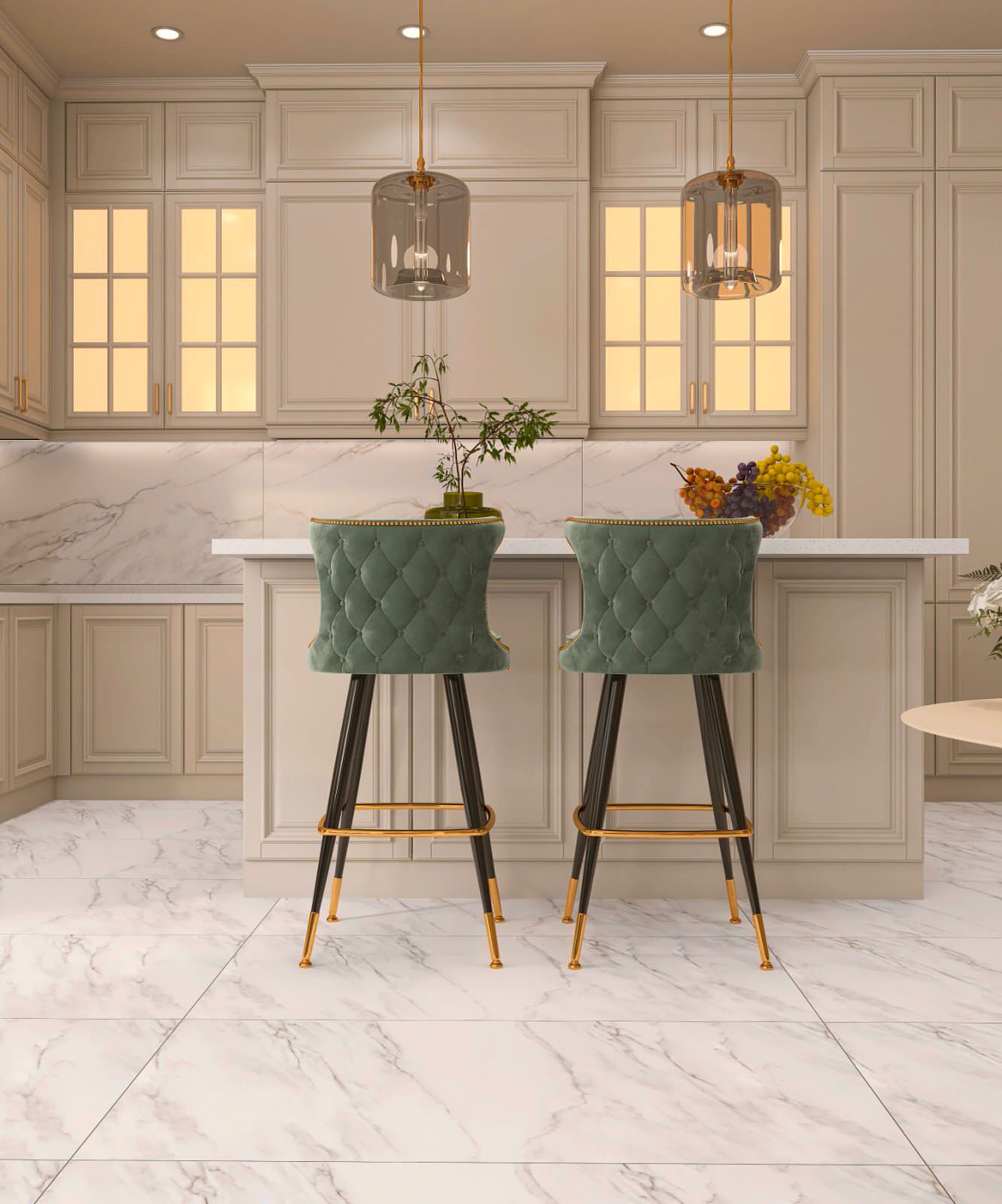 Кухня-столовая в частном доме