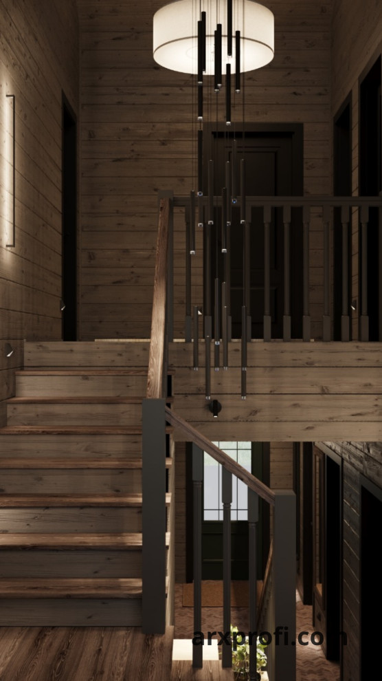 Проект интерьера дома 200 м2 в Московской области