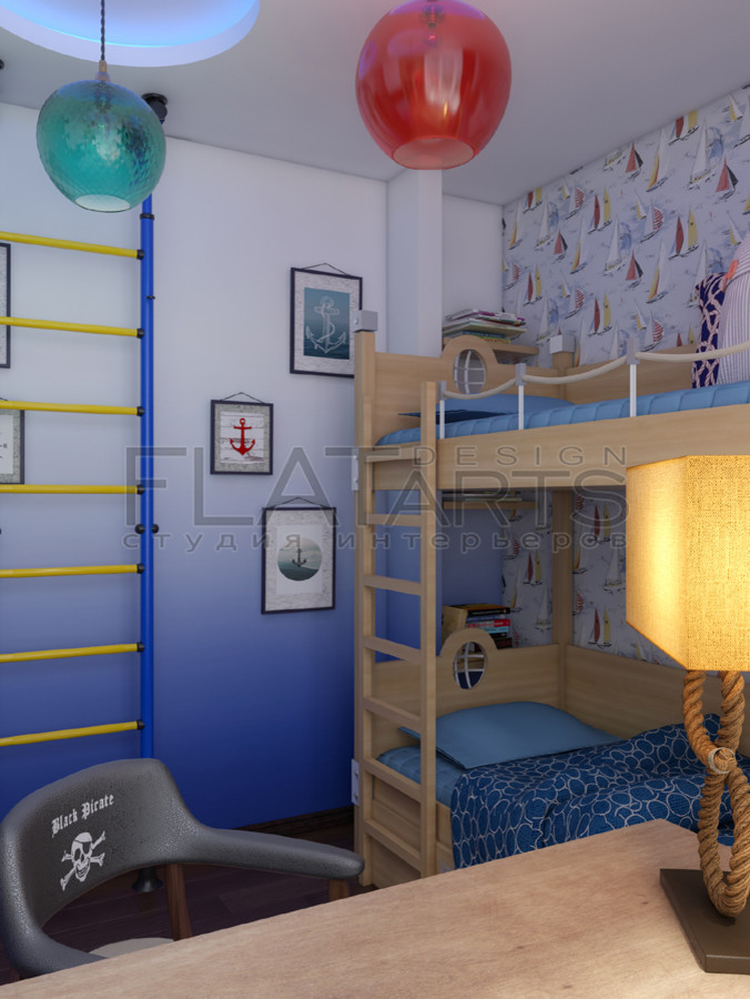 Дизайн 2-ной кв. 67кв.м. Современный стиль