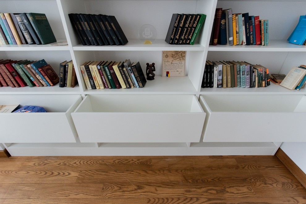 Стеллаж raumplus белый платиновый