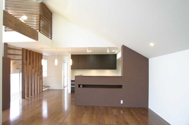 境南町の家 moderne-salle-a-manger