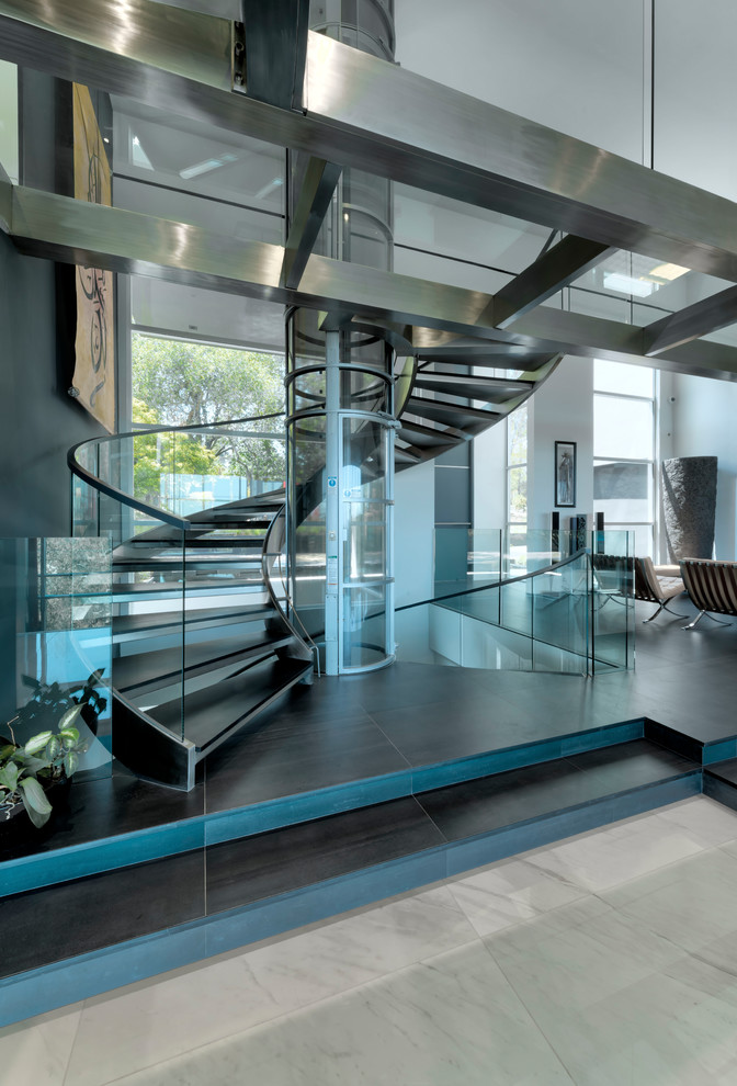 Los Altos Hills, CA - Taaffe Rd. II - Contemporary - Staircase - San ...