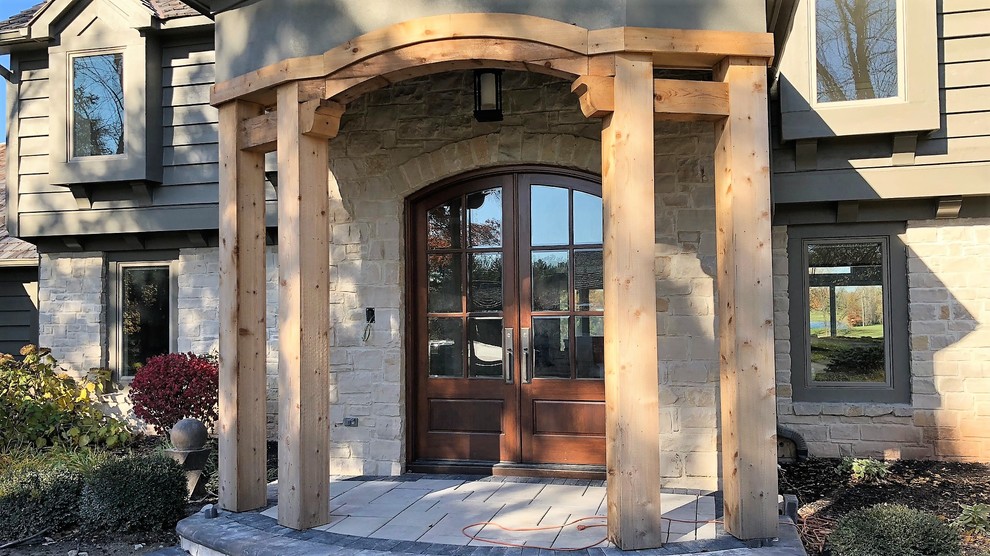 Mountain style entryway photo in Indianapolis