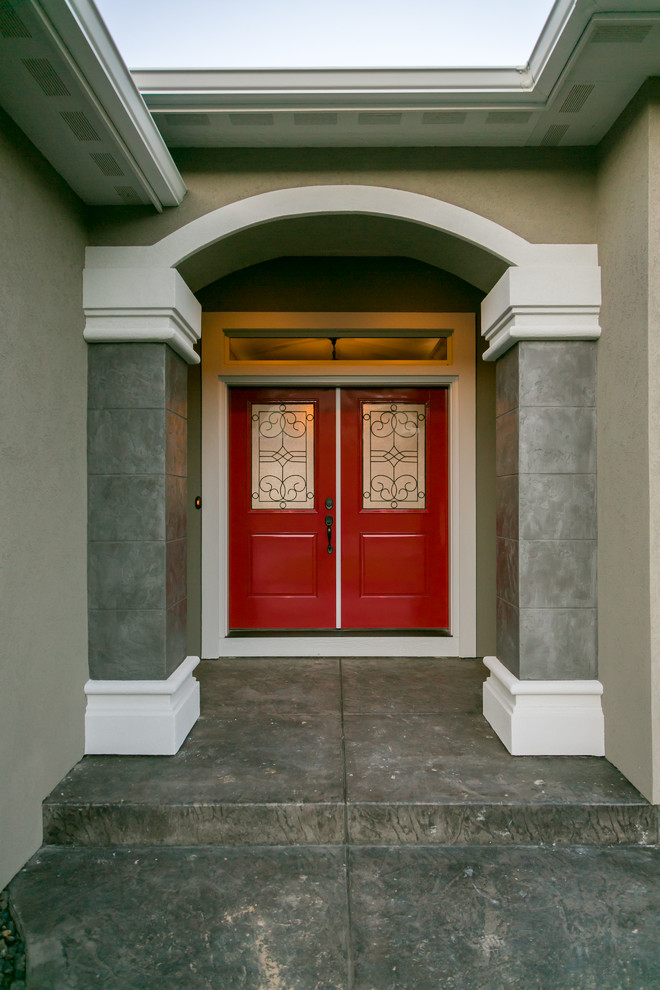 Home design - transitional home design idea in Seattle