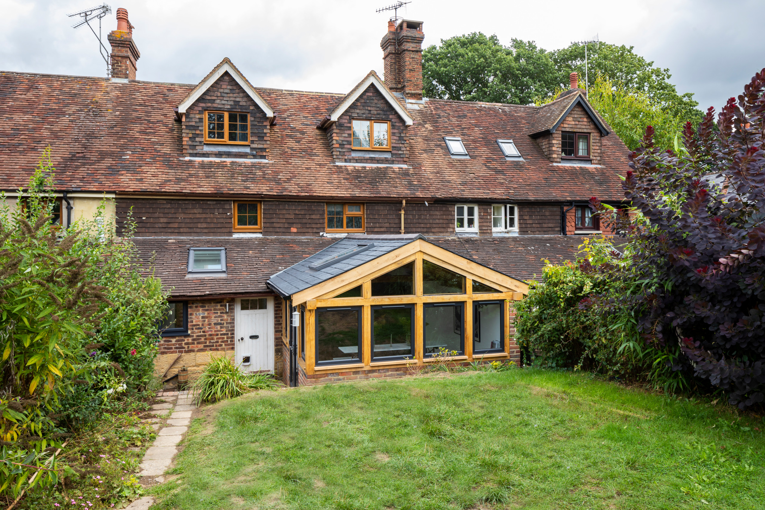 Ivy Cottage - New Oak framed single storey extension