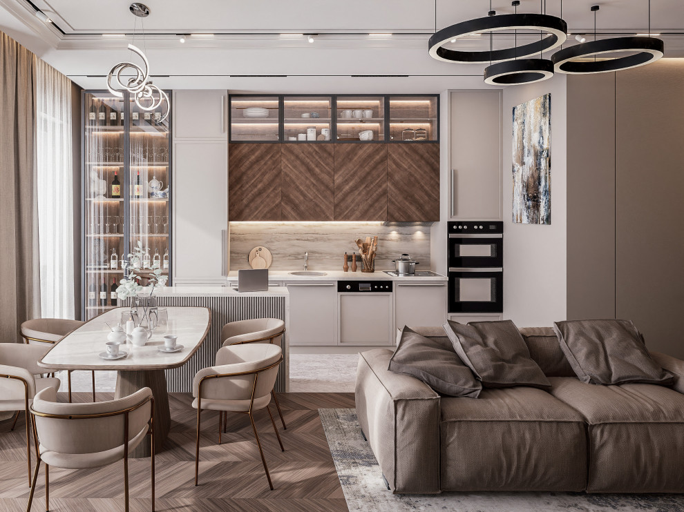 Дизайн-проект четырехкомнатной квартиры 99 м²