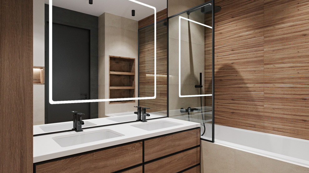 Дизайн интерьера квартиры в современном стиле в ЖК В Лесу