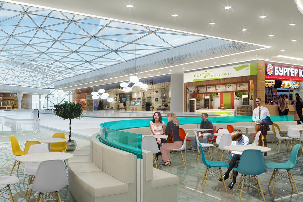 Дизайн интерьера МФК "Полежаевский"