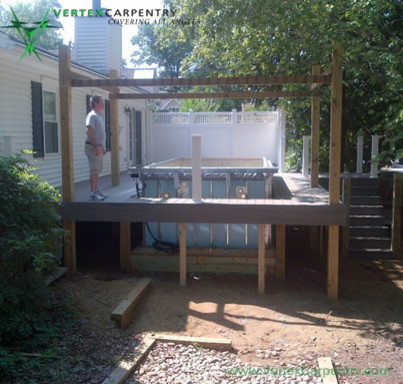 Inspiration for a transitional home design remodel in DC Metro