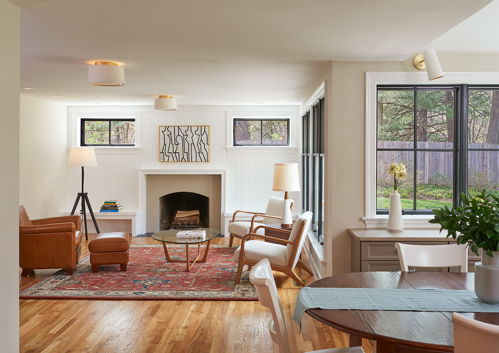 Transitional living room in DC Metro.