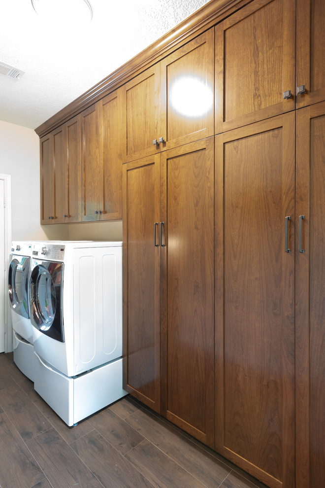 Inspiration for a transitional laundry room in Houston.