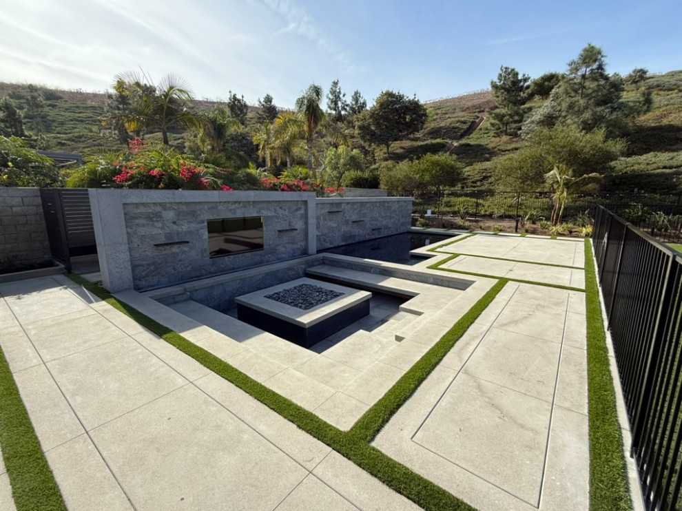 Custom Pool and Firepit