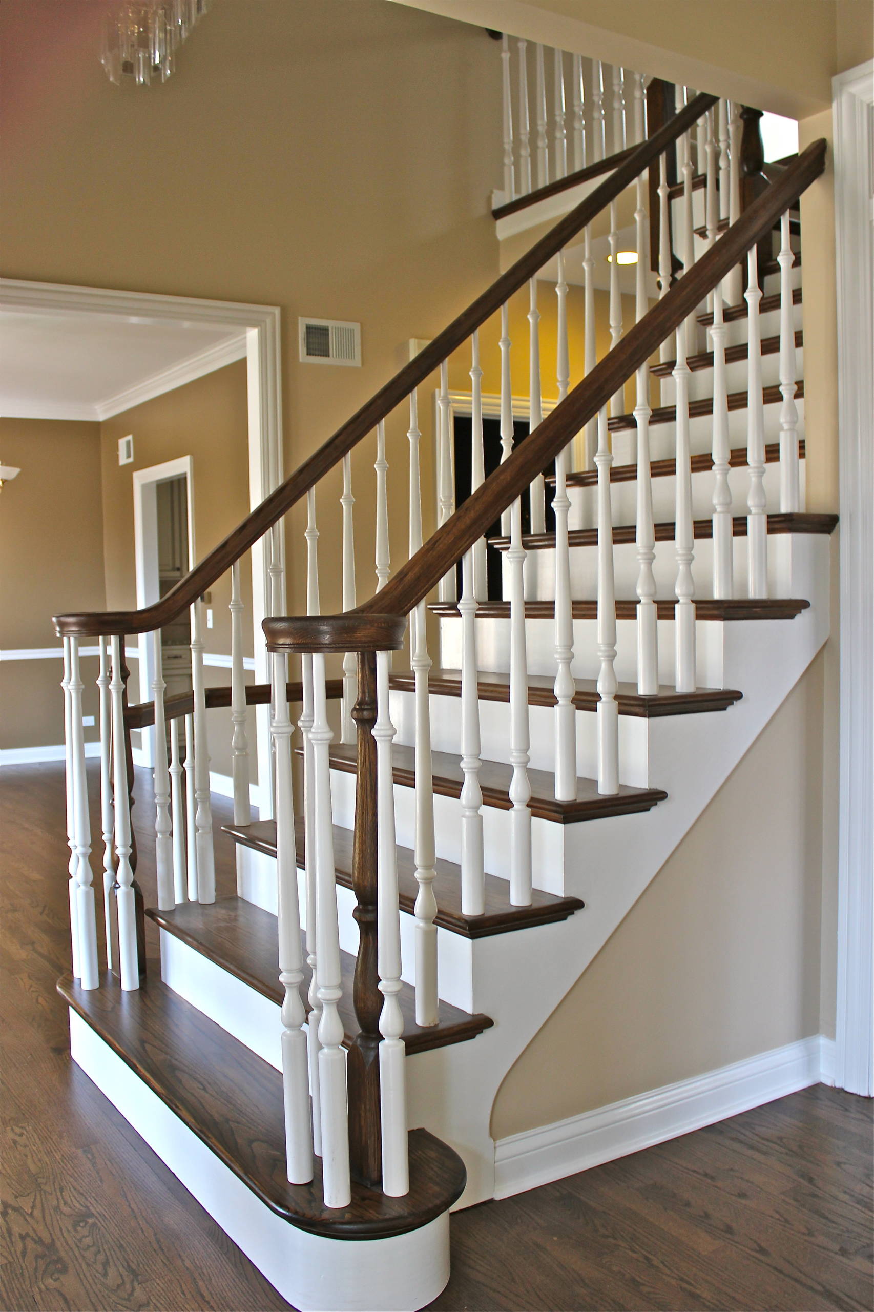 Refinished Stair