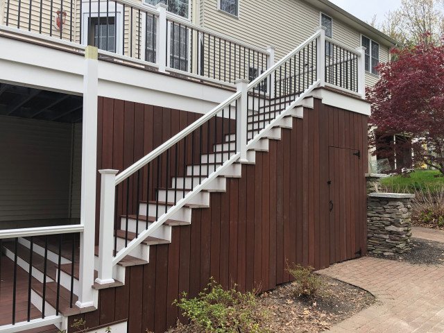Fiberon Deck with Steel Frame Deck in Windham, NH traditional-deck