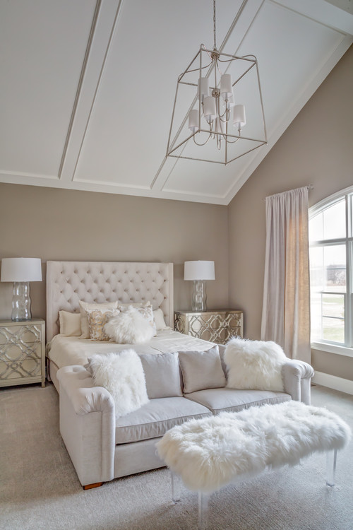 Vaulted Ceiling Master Bedroom
