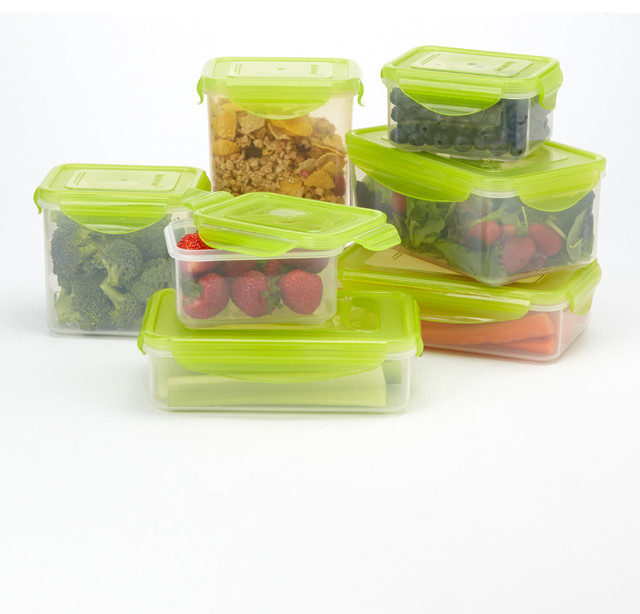 Food Storage Seven-Piece Container Set - Modern - Food Storage Containers