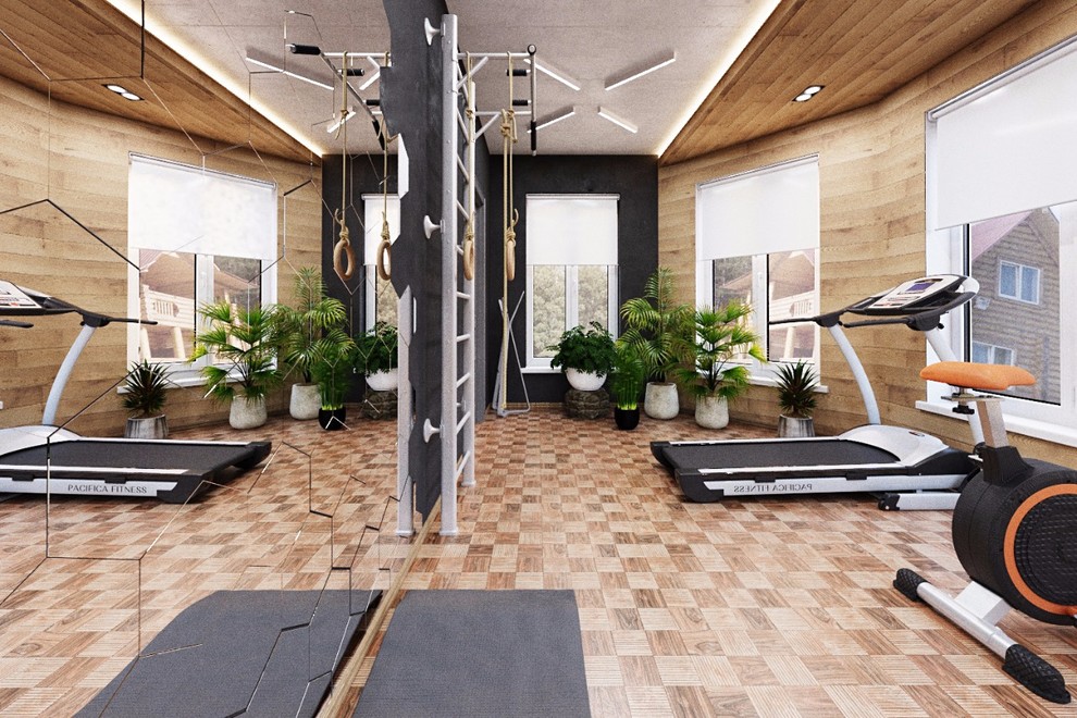 327 Дизайн проект частного дома в стиле Loft