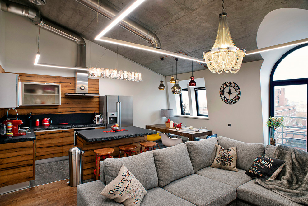 Лофт в мансарде