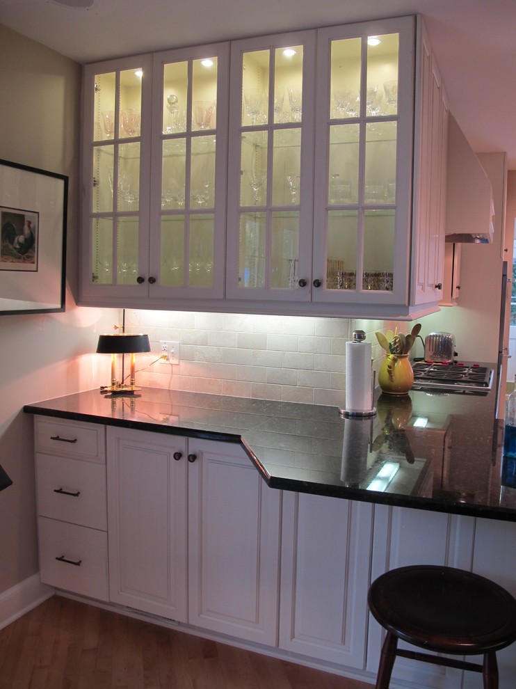 Mid-sized transitional kitchen photo in Chicago