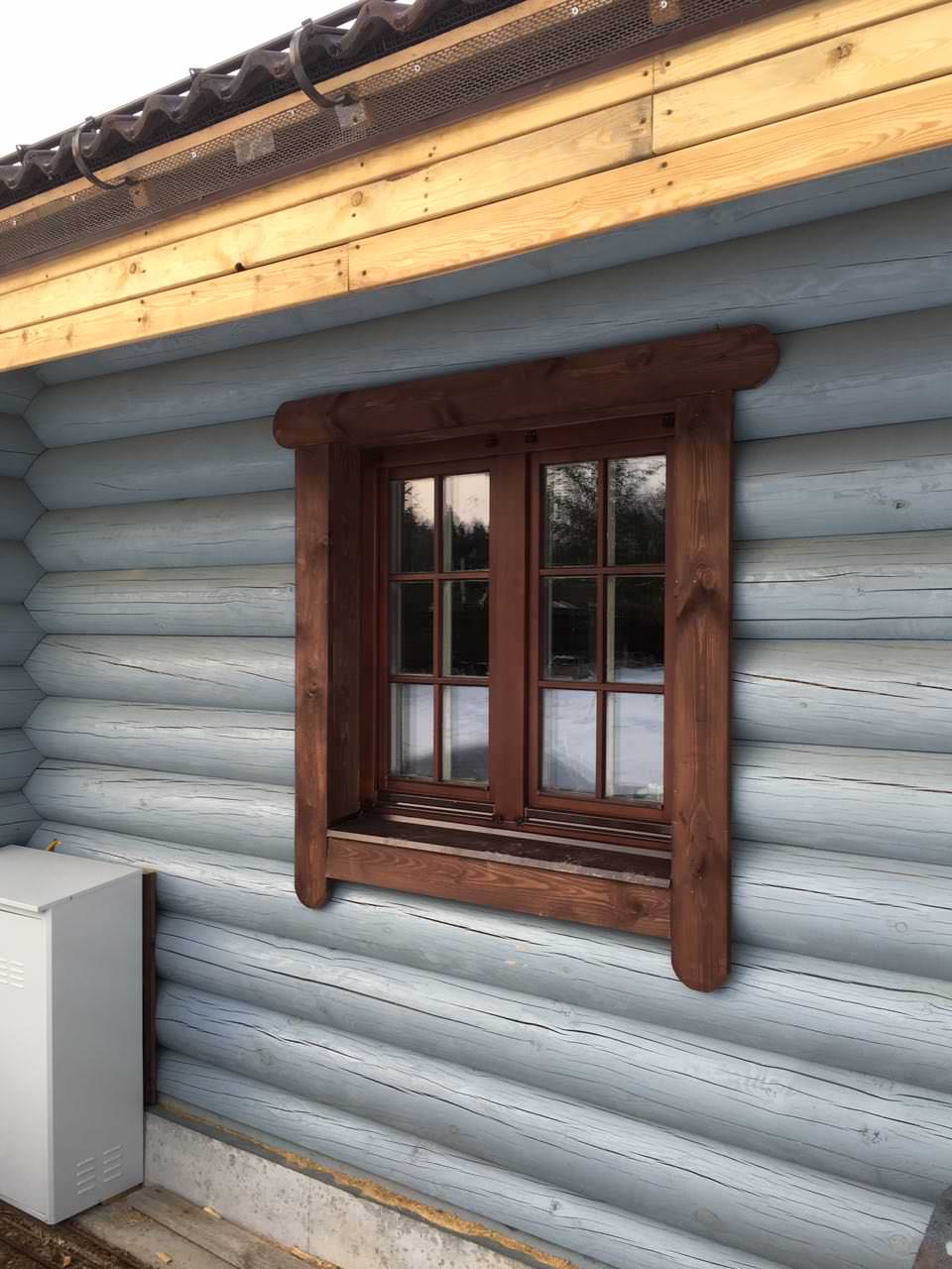 Сруб в пригороде Санкт- Петербурга