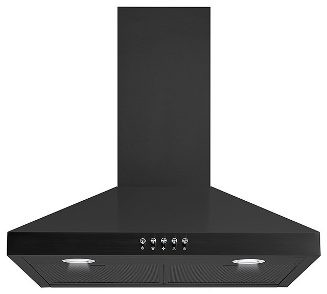 Black Mount Range Hood