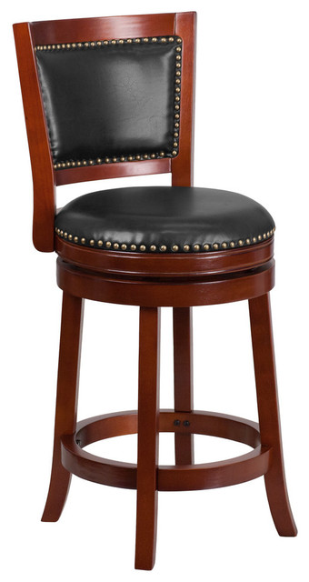 Harley Leather Swivel Counter Stool Contemporary Bar Stools And Harley Leather Swivel Counter Stool Cherry And Walnut