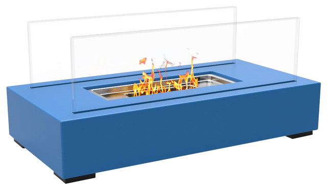 Regal Flame Utopia Ventless Tabletop Portable Bio Ethanol Fireplace Regal Flame Utopia Ventless Tabletop Portable Bio Ethanol Fireplace Blue Contemporary Fireplaces By Mach Group