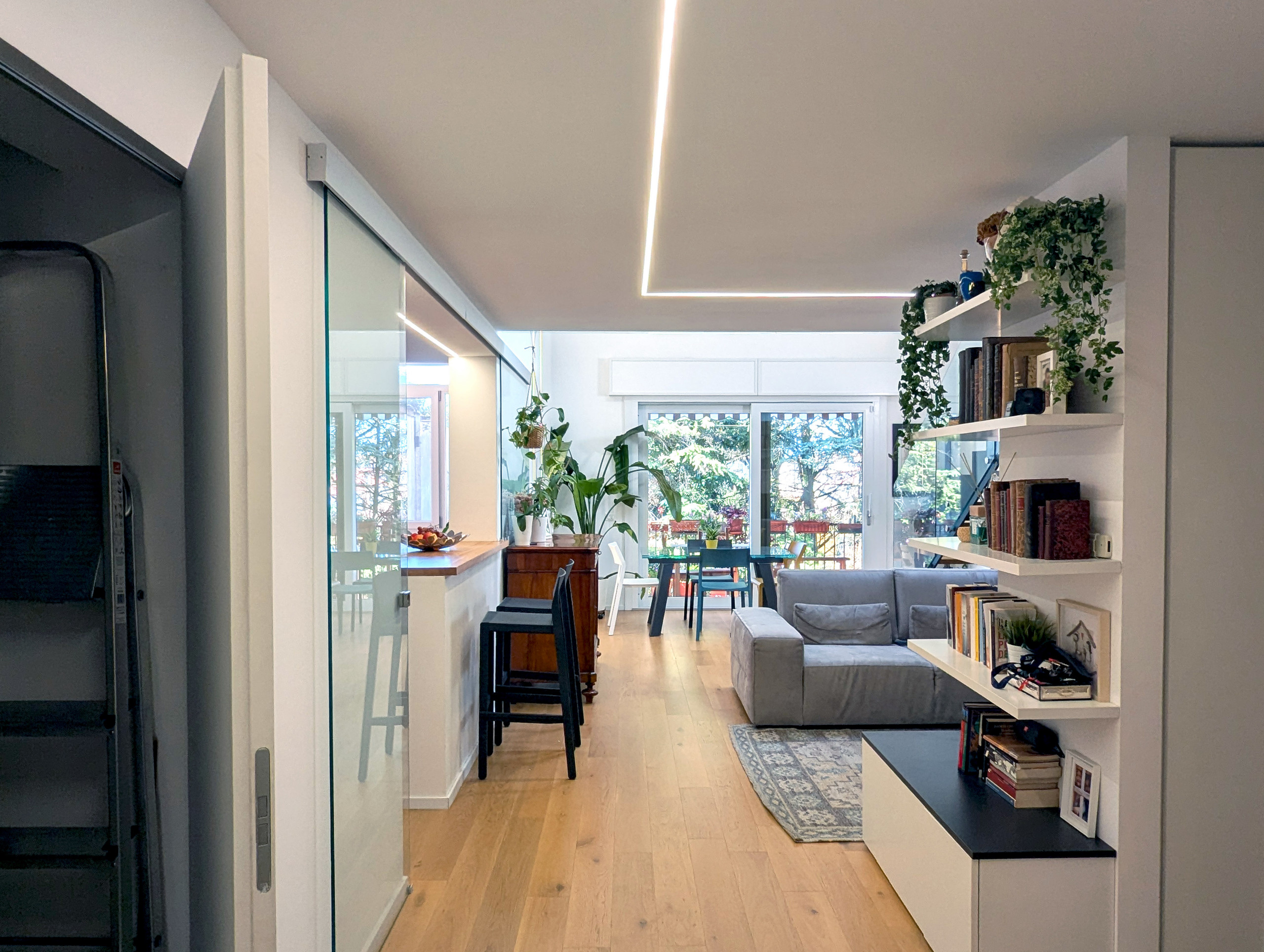 DUPLEX CON DOPPIA ALTEZZA -zona giorno