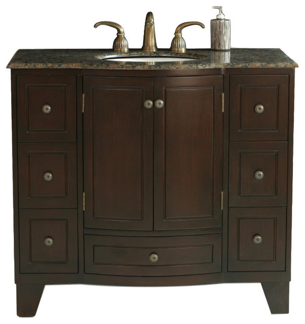 40 Grand Cheswick Single Sink Vanity Transitional Bathroom Vanities And Sink Consoles By Bentley Marketing