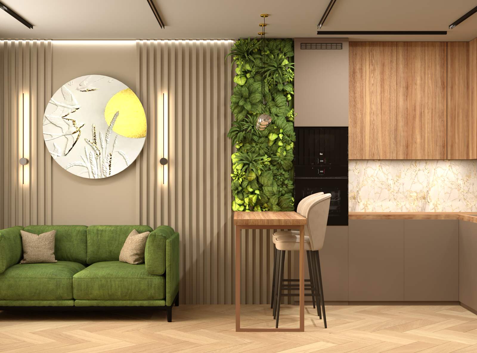 Дизайн проект квартиры в ЖК "Сердце Столицы"