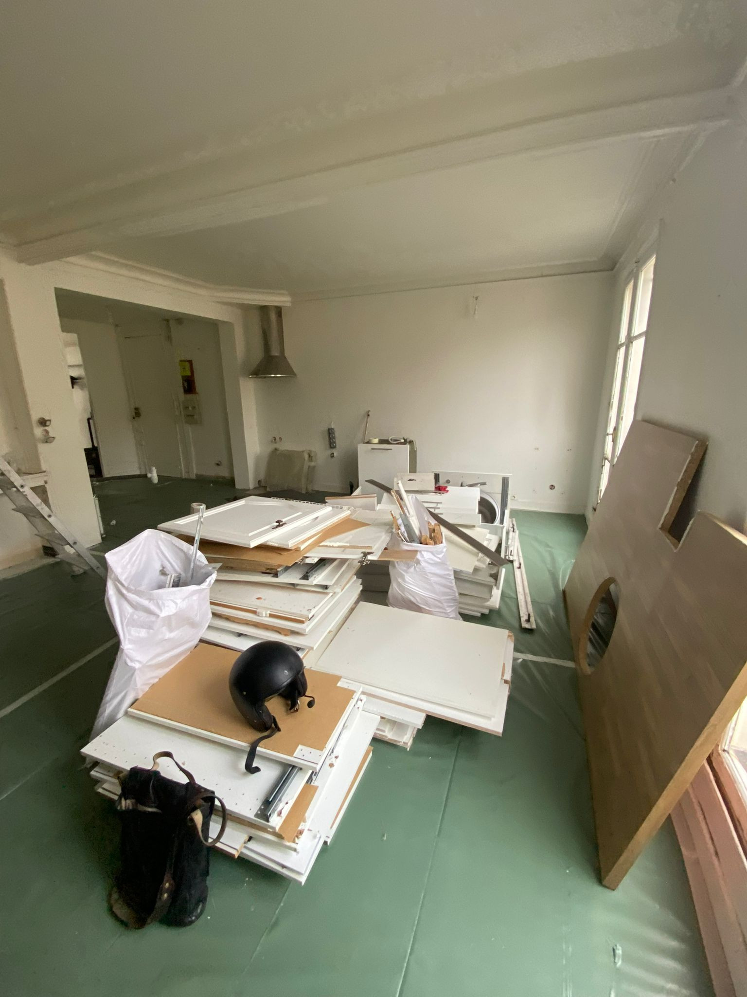 Projet Buttes Chaumont, rénovation d'un appartement de 60m2