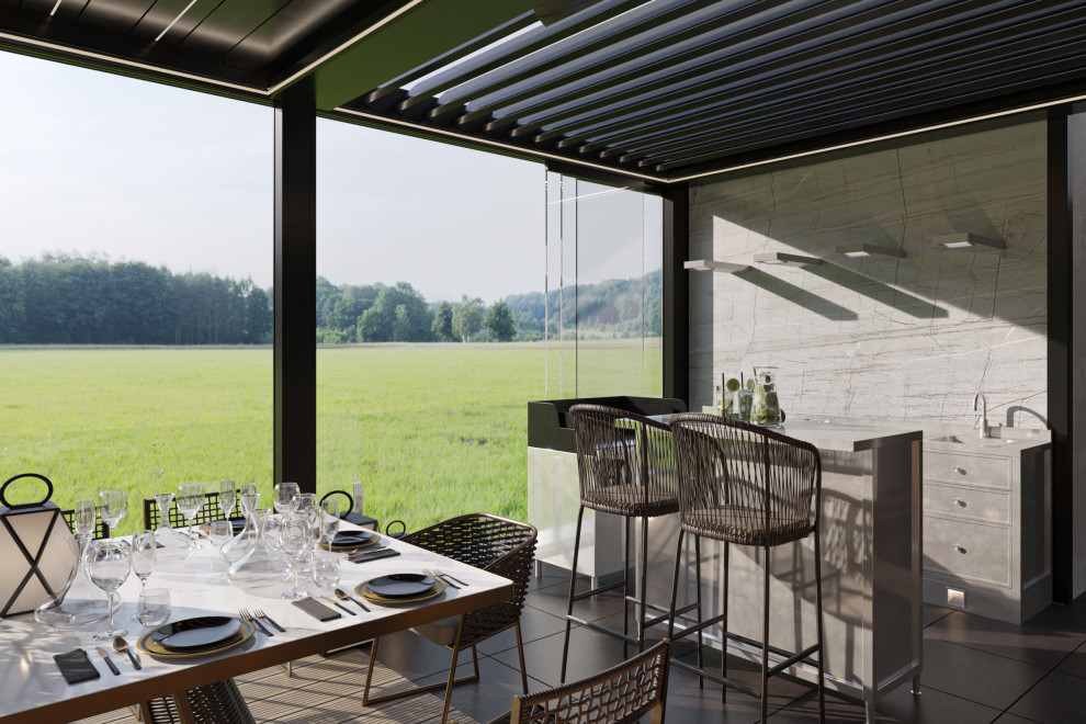 Реконструкция Террасы | Биоклиматическая Пергола | 2020