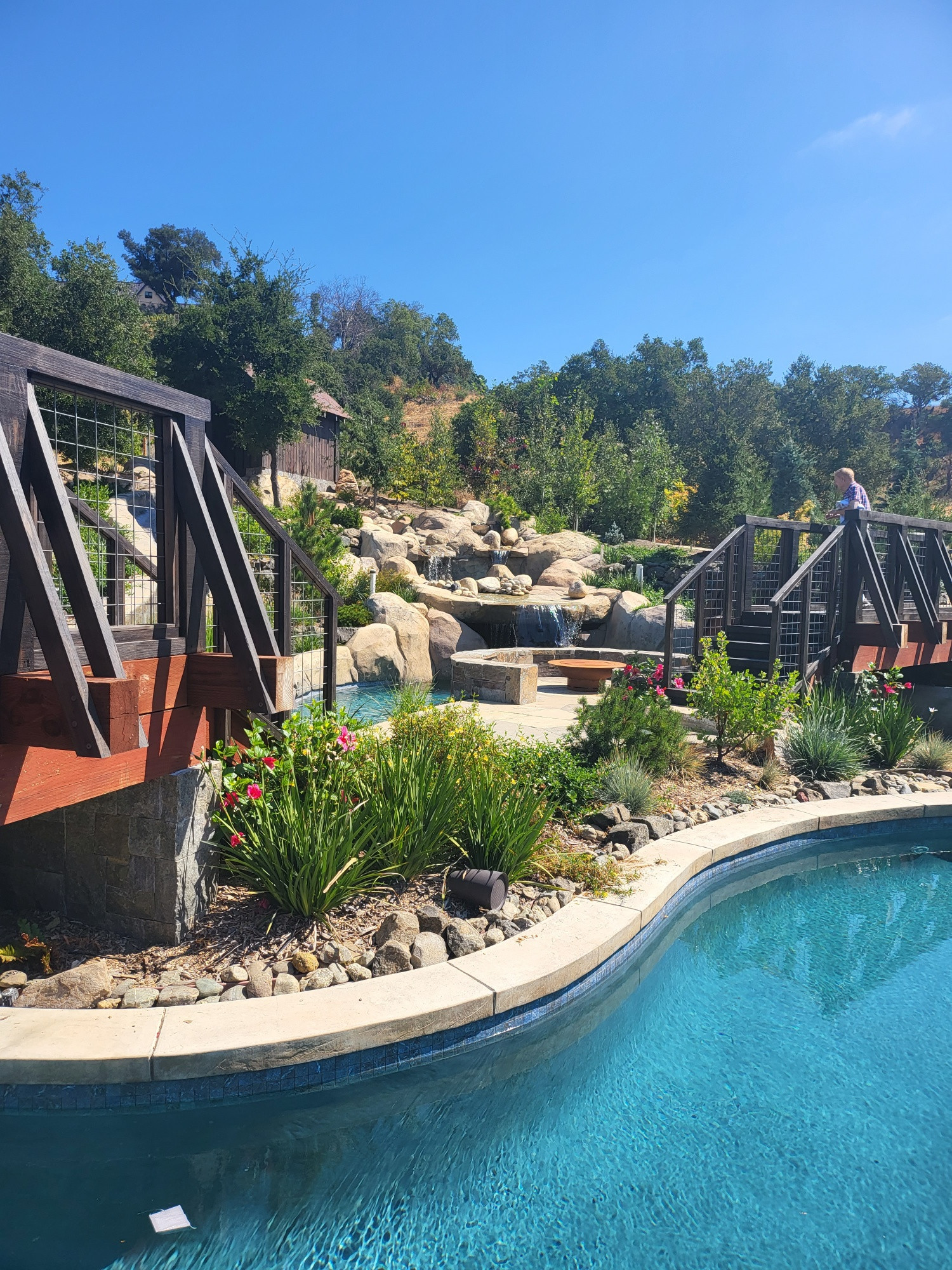 A Lazy River Pool in a Fantasy Setting