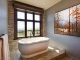 Rustic Bathroom by Cameo Homes Inc.