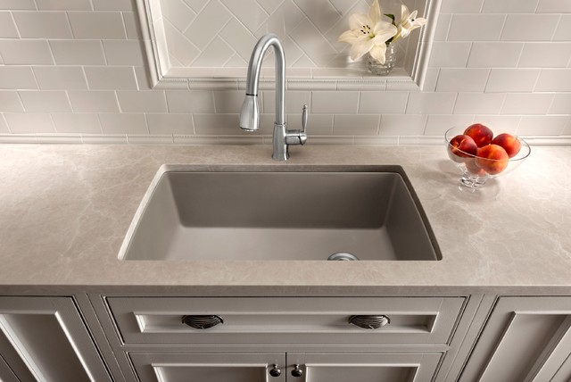 Blanco Silgranit Kitchen Sinks clasico-cocina