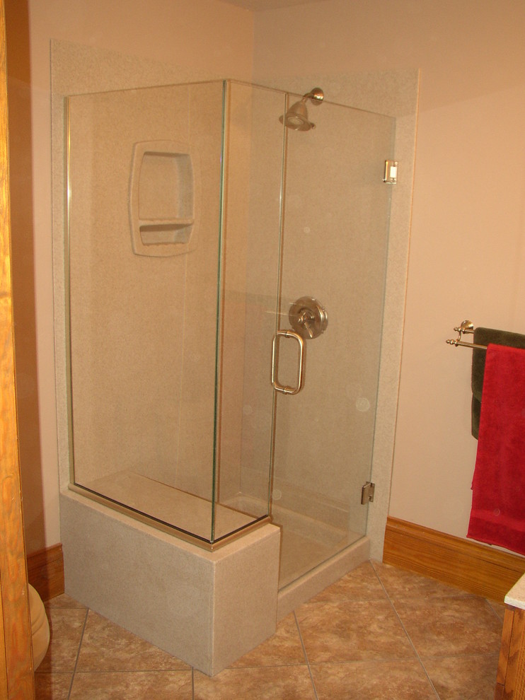 Transitional home design photo in Denver