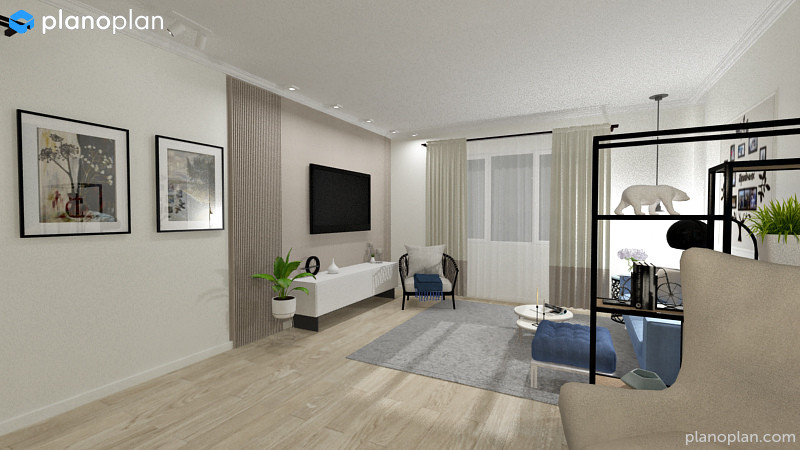 Гостиная для счастливой семьи