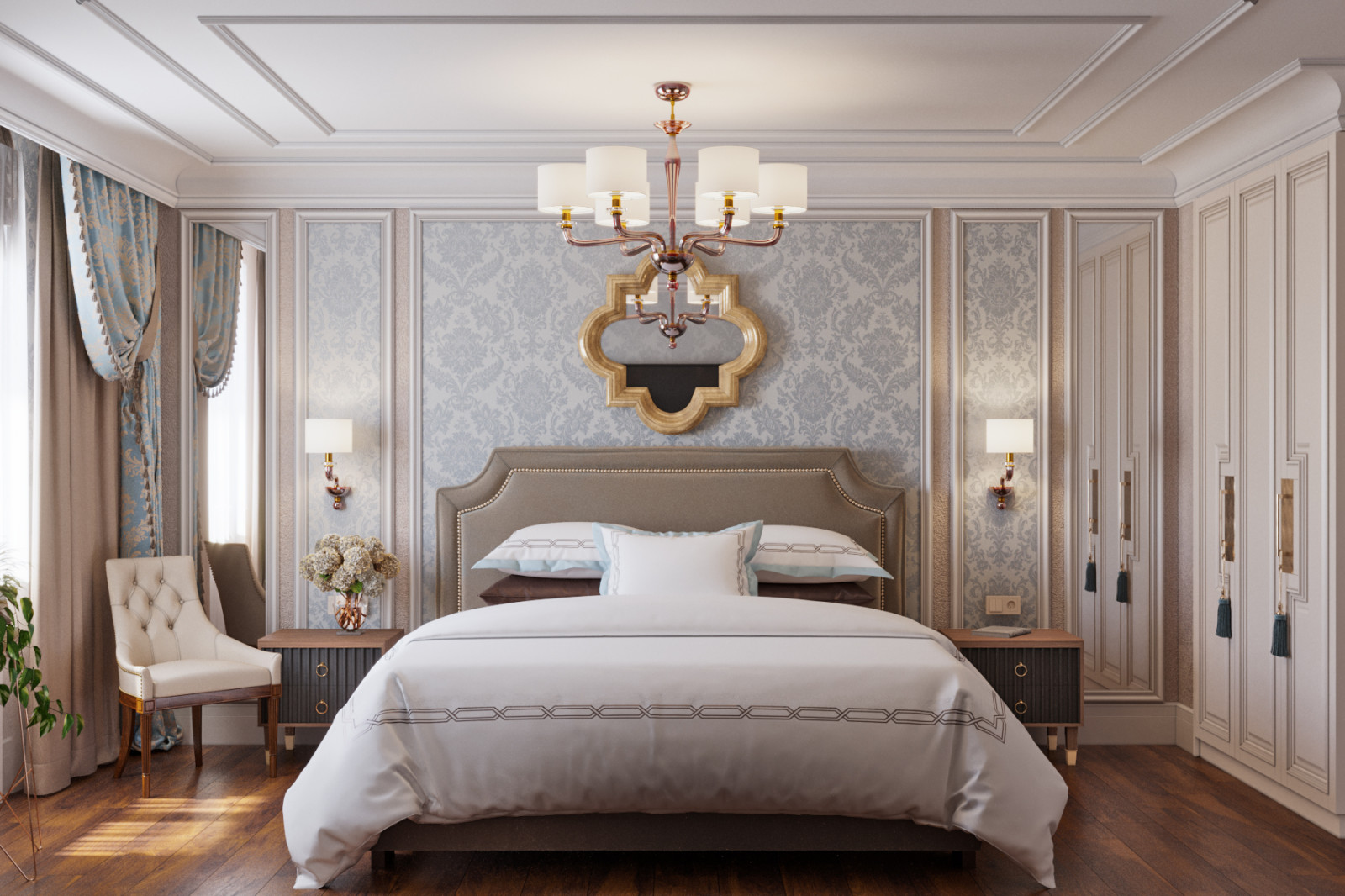 "Нарядная" квартира на Кубанской Набережной