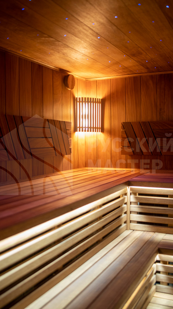 Обзор парной из экзотической и редкой древесины Фраке