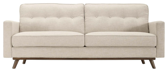 Modway Prompt Upholstered Fabric Sofa With Beige Finish EEI-3046-BEI