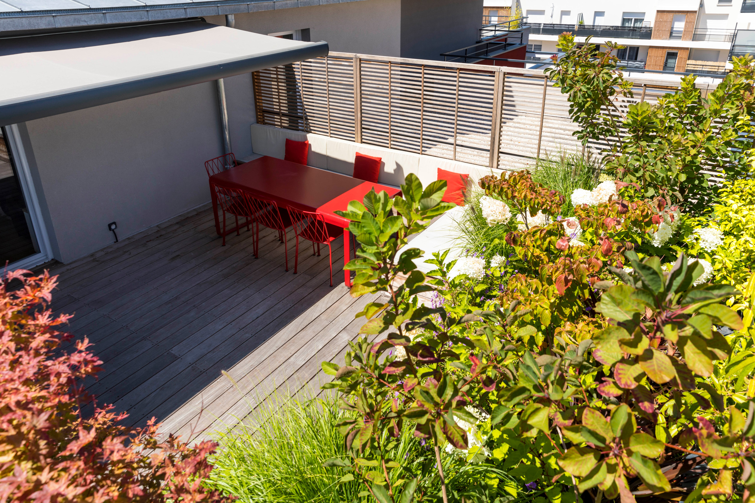 une terrasse foisonnante!