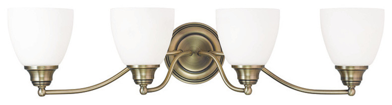 Somerville Bath Light, Antique Brass