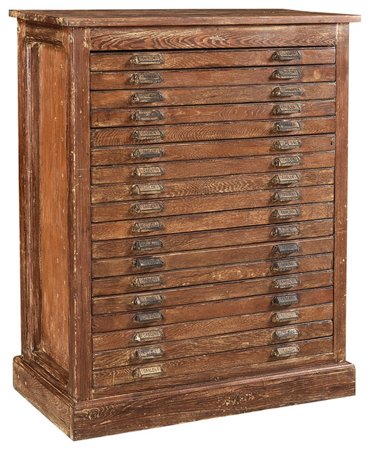 Consigned Teak Map Chest Farmhouse Accent Chests And Cabinets Consigned Teak Map Chest Farmhouse
