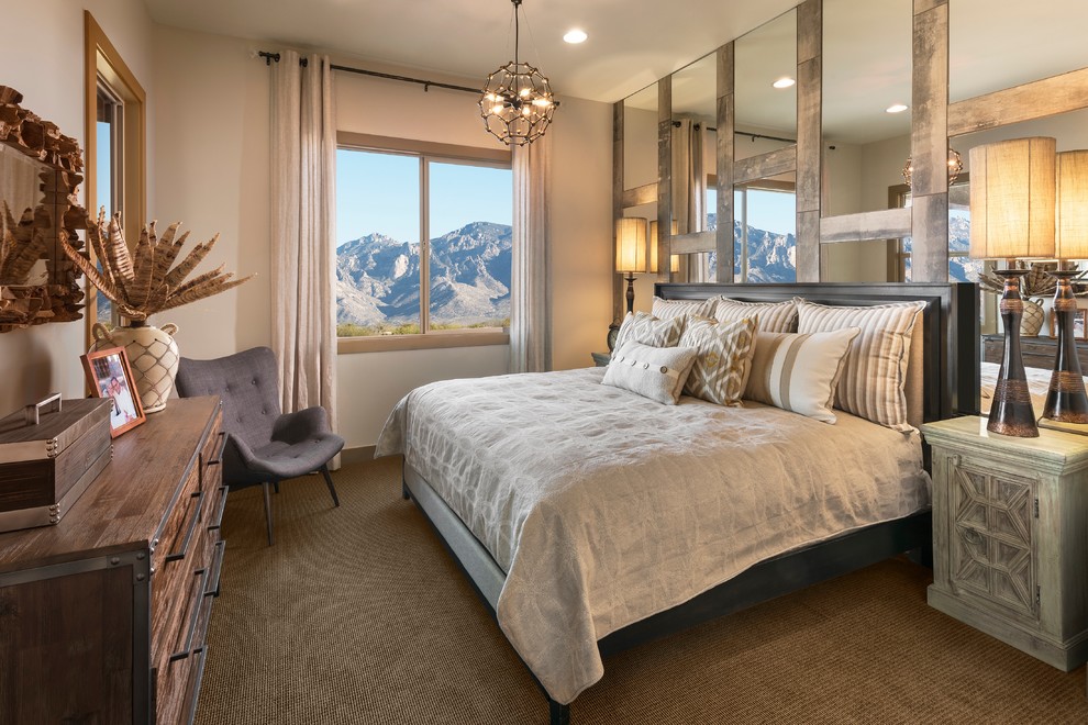 Bedroom - transitional bedroom idea in Phoenix